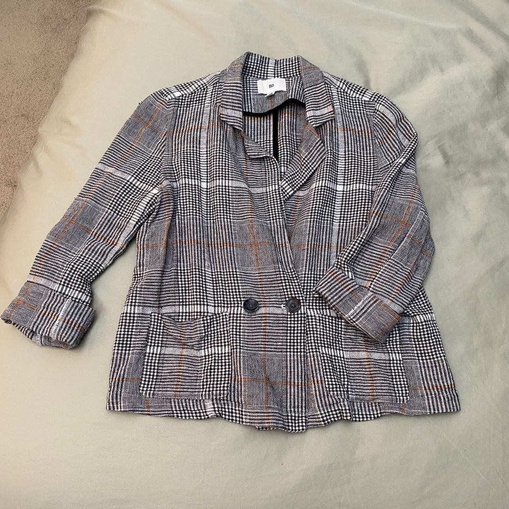 BP Plaid Blazer